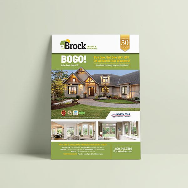 Brock Windows & Door Print Ad